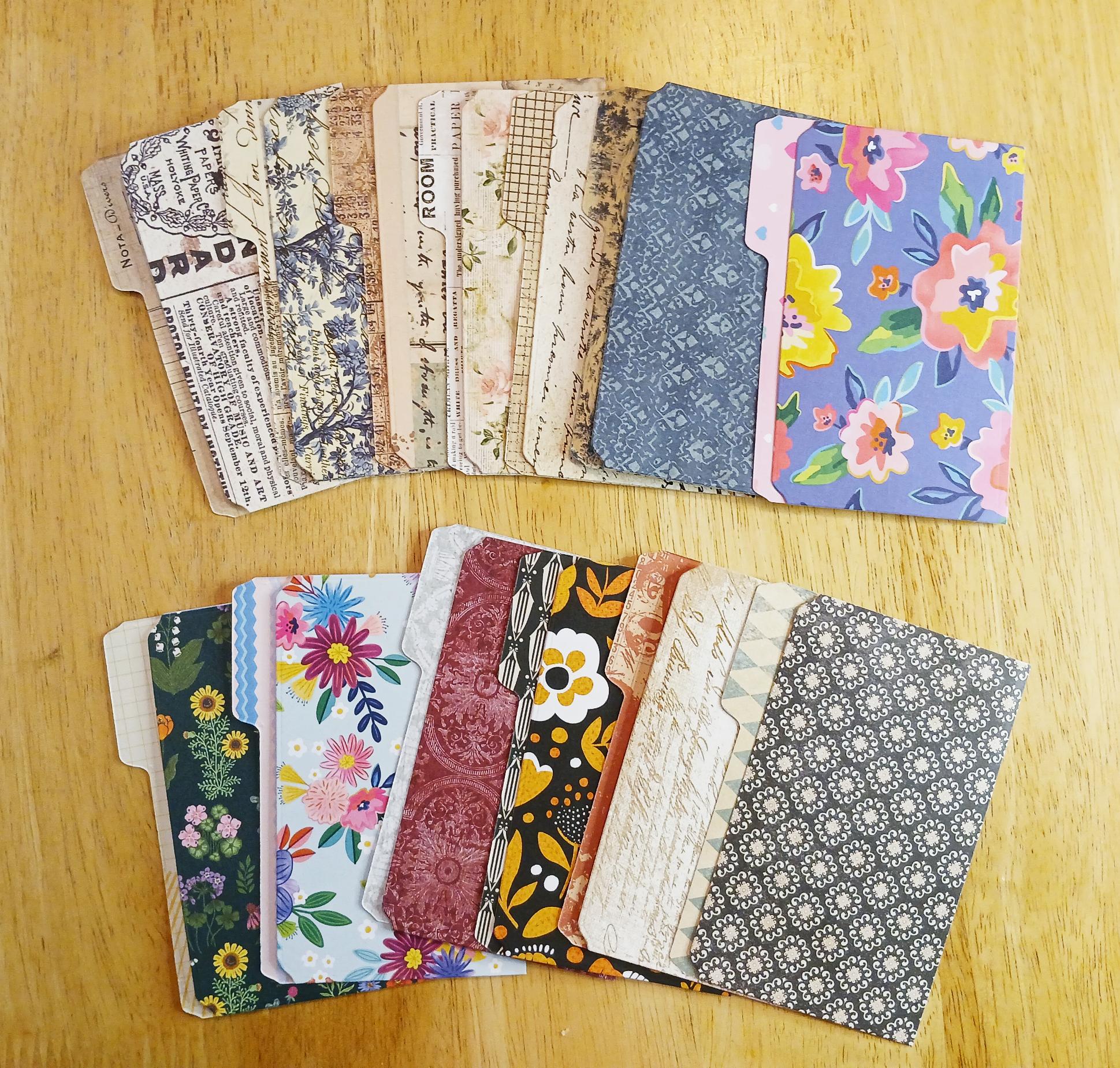 Mini Journal File Folders: 4 1/2 X 3 3/8", Set of 4 Folders - Etsy