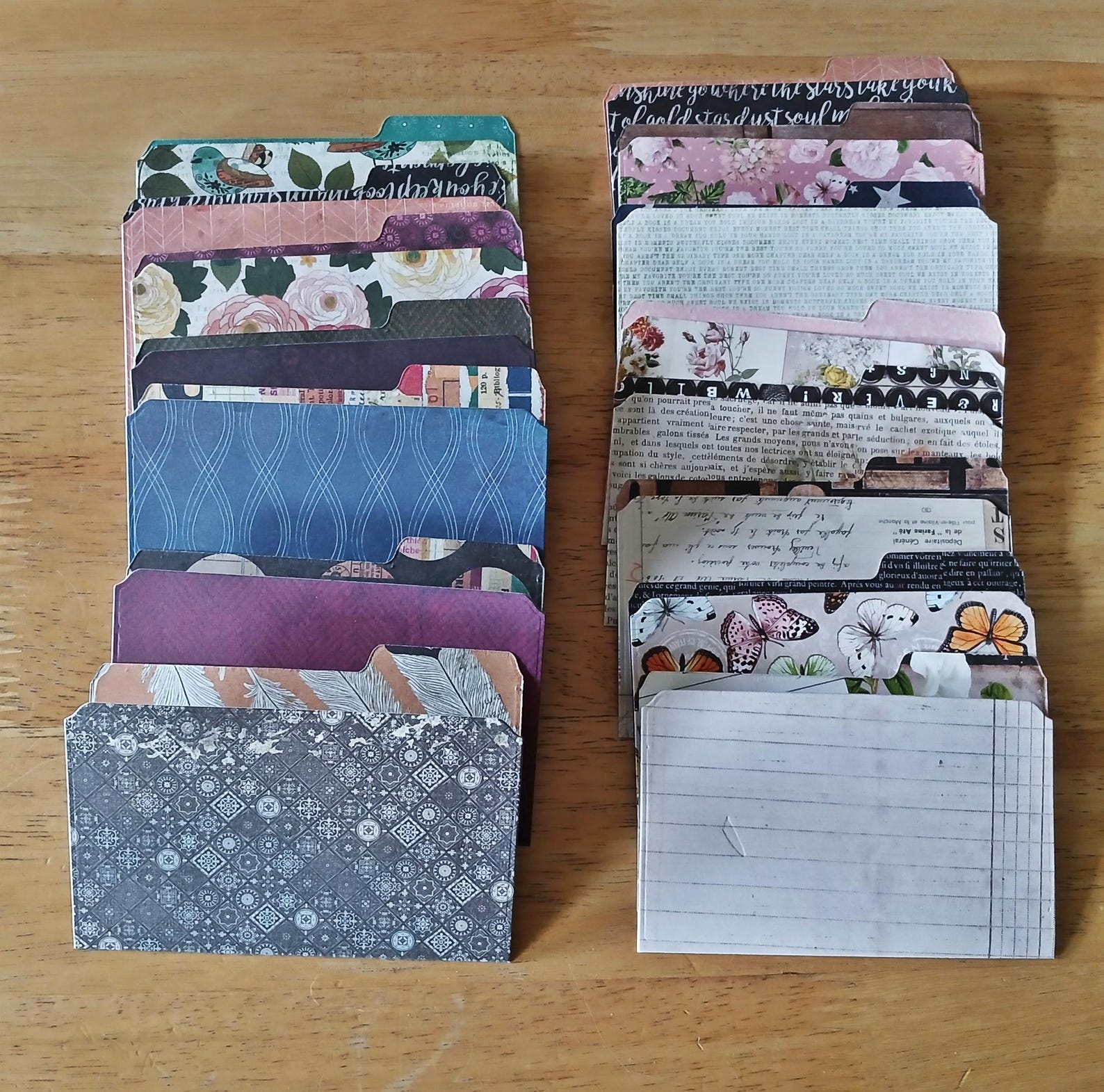Mini Journal File Folders: 4 1/2 X 3 3/8", Set of 4 Folders - Etsy