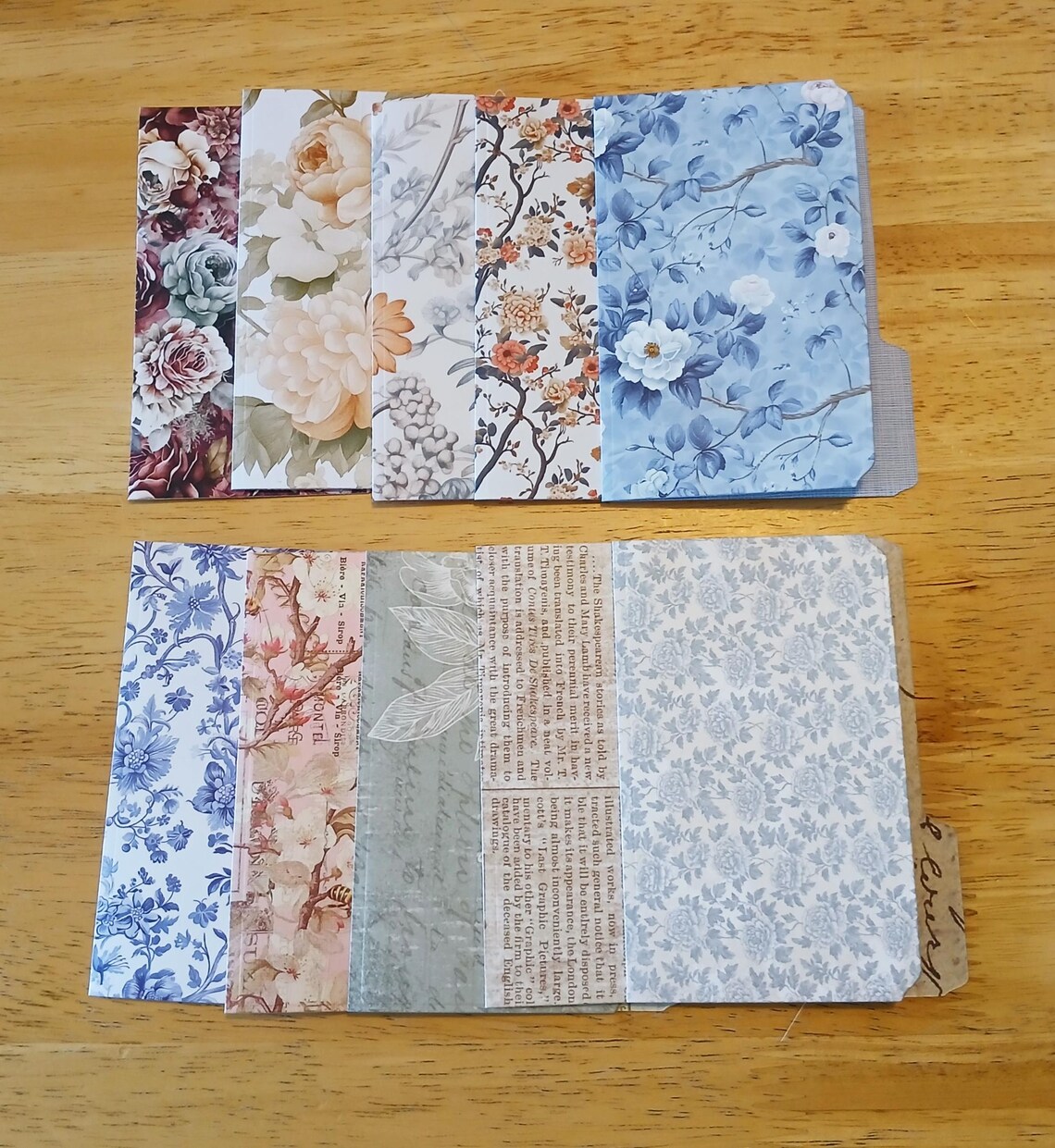 Mini Journal File Folders: 4 1/2 X 3 3/8", Set of 4 Folders - Etsy