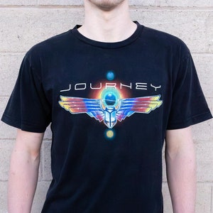 レア　70s バンドtee ライブ　Journey ビンテージ　ジャンニー Journey T-Shirt Vintage 70s 1979 Tour Steve Perry Live Concert