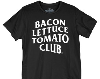 BLT Club - Unisex T-Shirt (GT11760U1003) funny, sandwich, food lover, BLT, trendy, nerd humor, food, bacon, lettuce, tomatoes