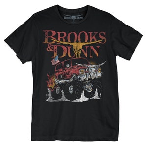 BROOKS & DUNN - Metal Rodeo - Unisex T-Shirt (BRO0007M1004) country band, American band, 1990's, honky-tonk, brand new man