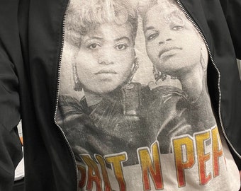 Salt N Pepa - Shoop - Vintage Unisex T-Shirt (SNP0002U1002) 1990s music, hip hop, salt, pepa, dj spinderella, shoop, push it, rap