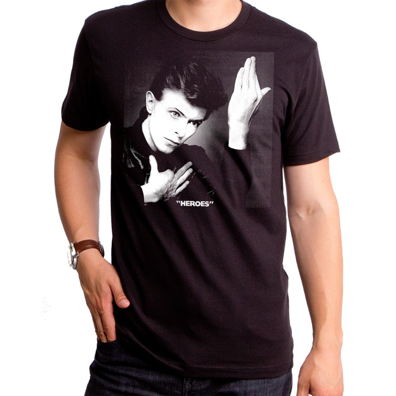 Discover BOWIE - Heroes Men's T-Shirt