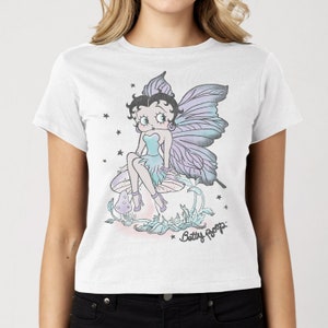 BETTY BOOP - Betty Fairy - Juniors Baby Tee - Officially Licensed - tv show, 30s cartoons, retro, vintage, animated, comic, apparel