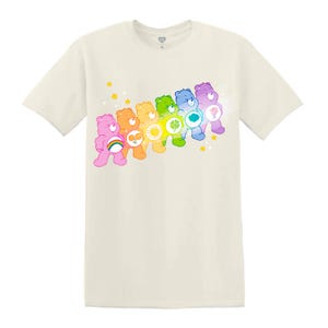 CARE BEARS - Hero Bears - Unisex T-Shirt - Officially Licensed - cartoon character, 1980s, tv and cartoons, care bear stare