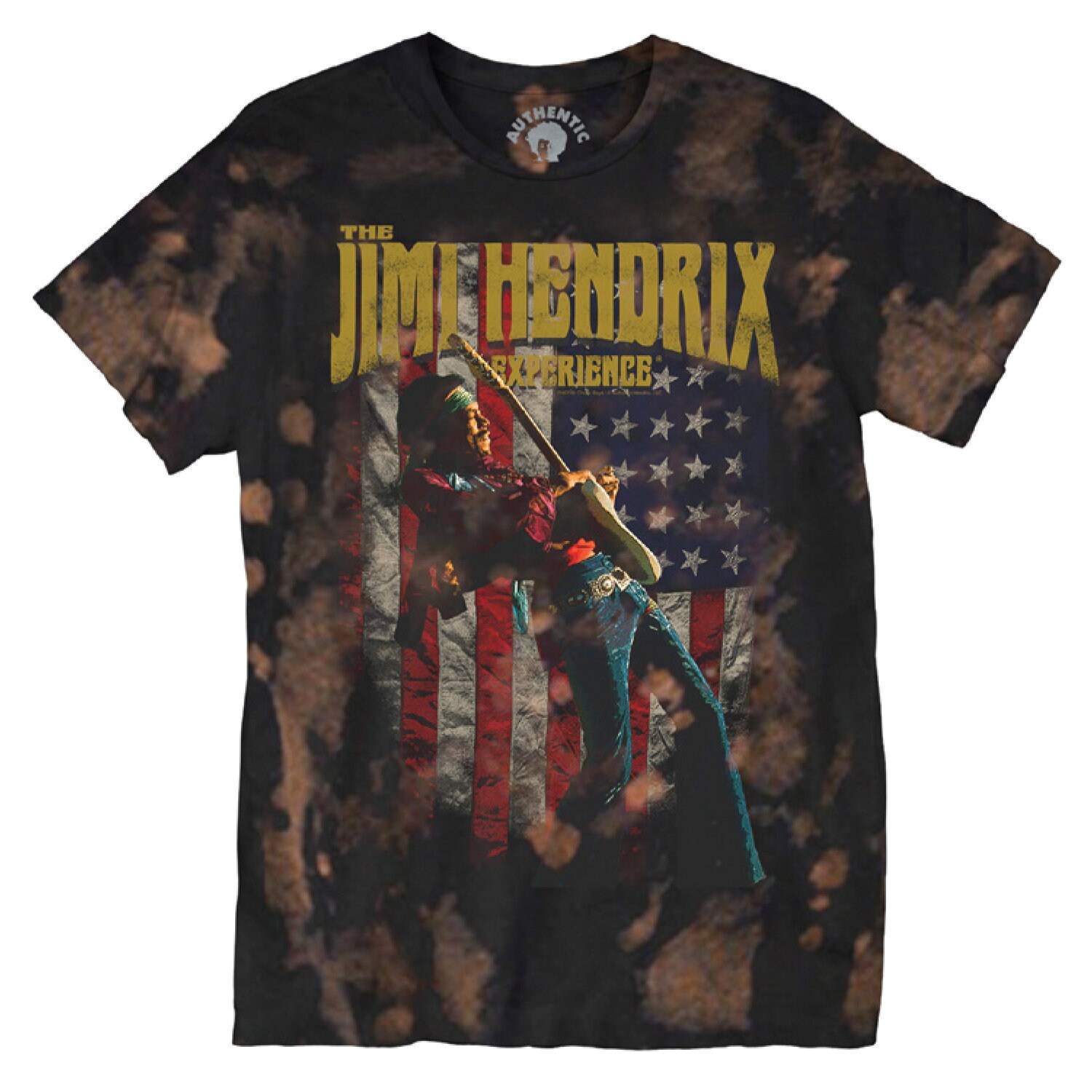 jimi hendrix purple haze tie dye t shirt