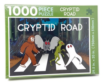 Cryptid Puzzle (GPZL0013) jigsaw puzzle, games, toys, cryptid, sasquatch, ghost, fake creatures