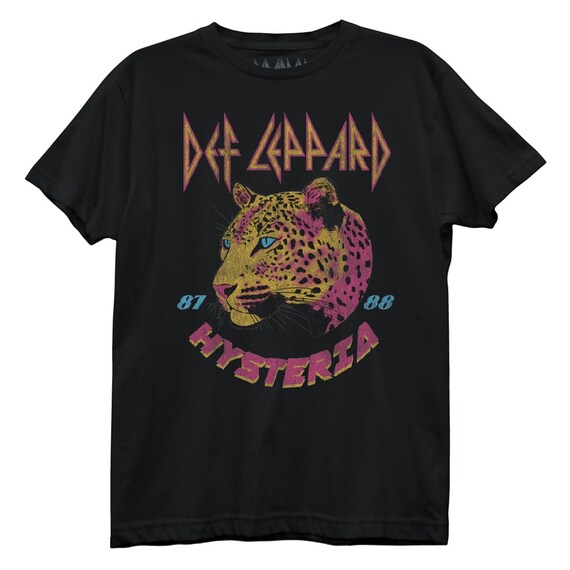 Def leppard leopard shirt Clearance