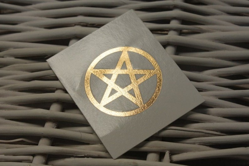 Download Gold Pentagram Tattoo Pentacle Tattoo Wicca Symbol ...