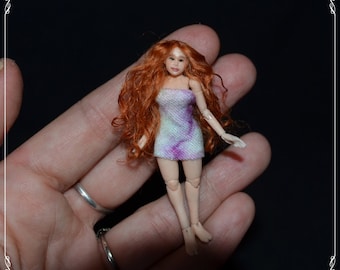 OOAK handmade 1/24 bjd doll - real proportions - custom made by Zjakazumi - mature content