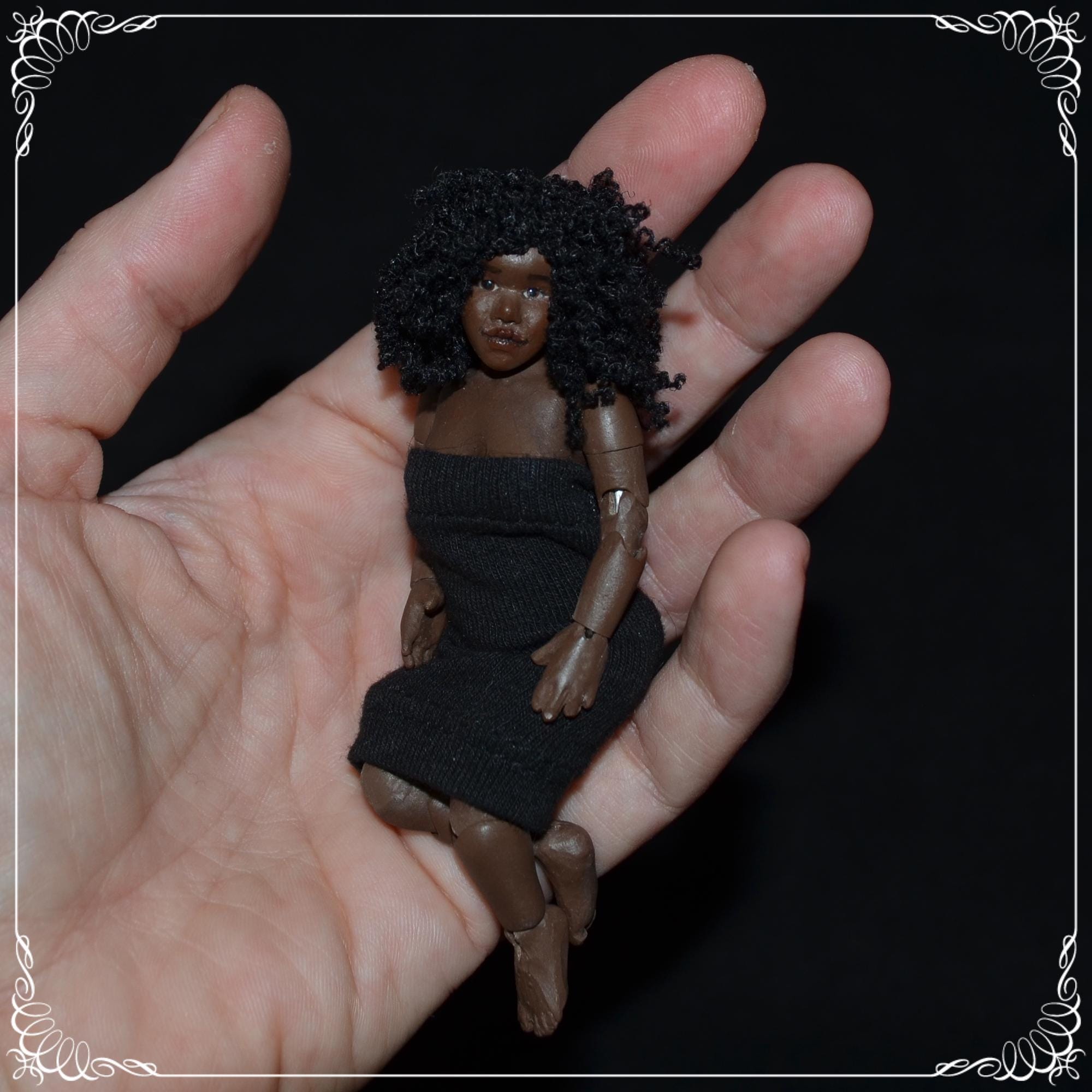 1/12 Scale Bjd LITTLE LADY Female Handmade Doll - Real Proportions