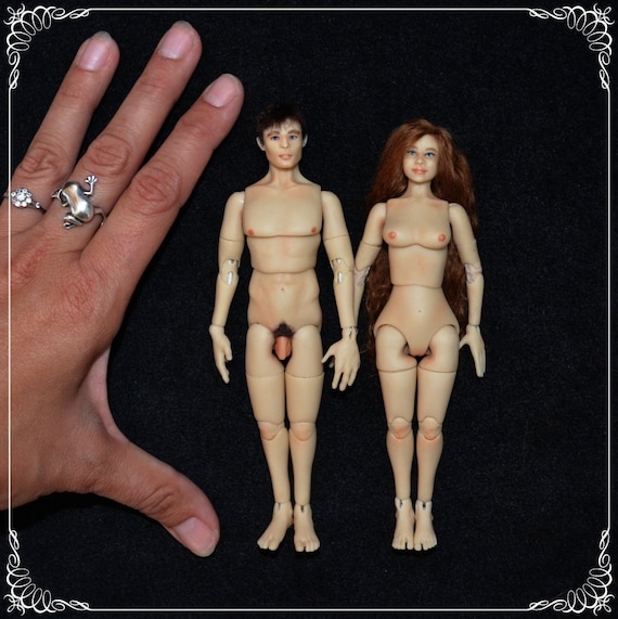 1/12 Bjd Doll Real Proportions OOAK Custom Made COUPLE Mature Content 