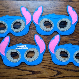Stitch Birthday Party Masks!! Stitch party favors! Stitch Birthday Party!