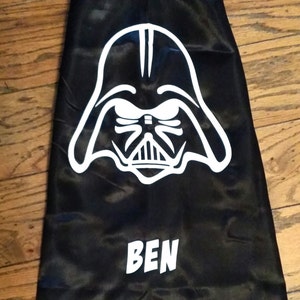PERSONALIZED Darth Vader Superhero Cape