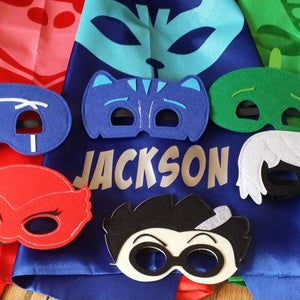 PJ Mask Masks Birthday Party Favor Pick Any Mixture of Characters Masks Party Favor image 2