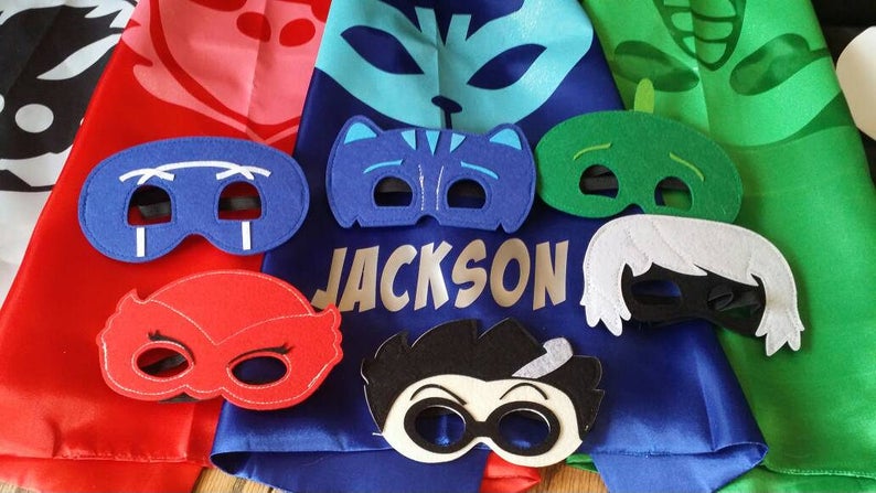 PJ Mask Masks Birthday Party Favor Pick Any Mixture of Characters Masks Party Favor image 2