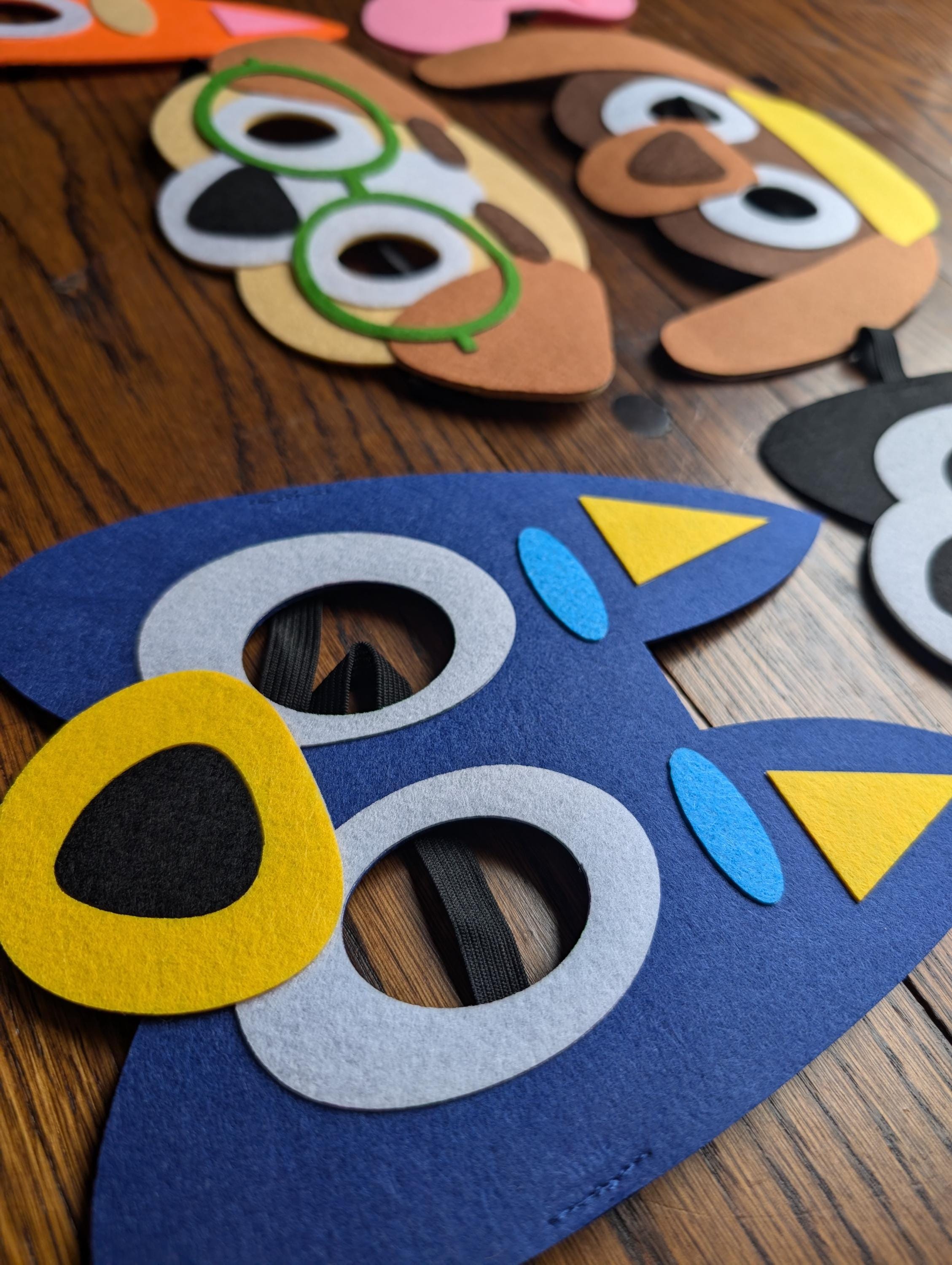 Felt Masks Personalized