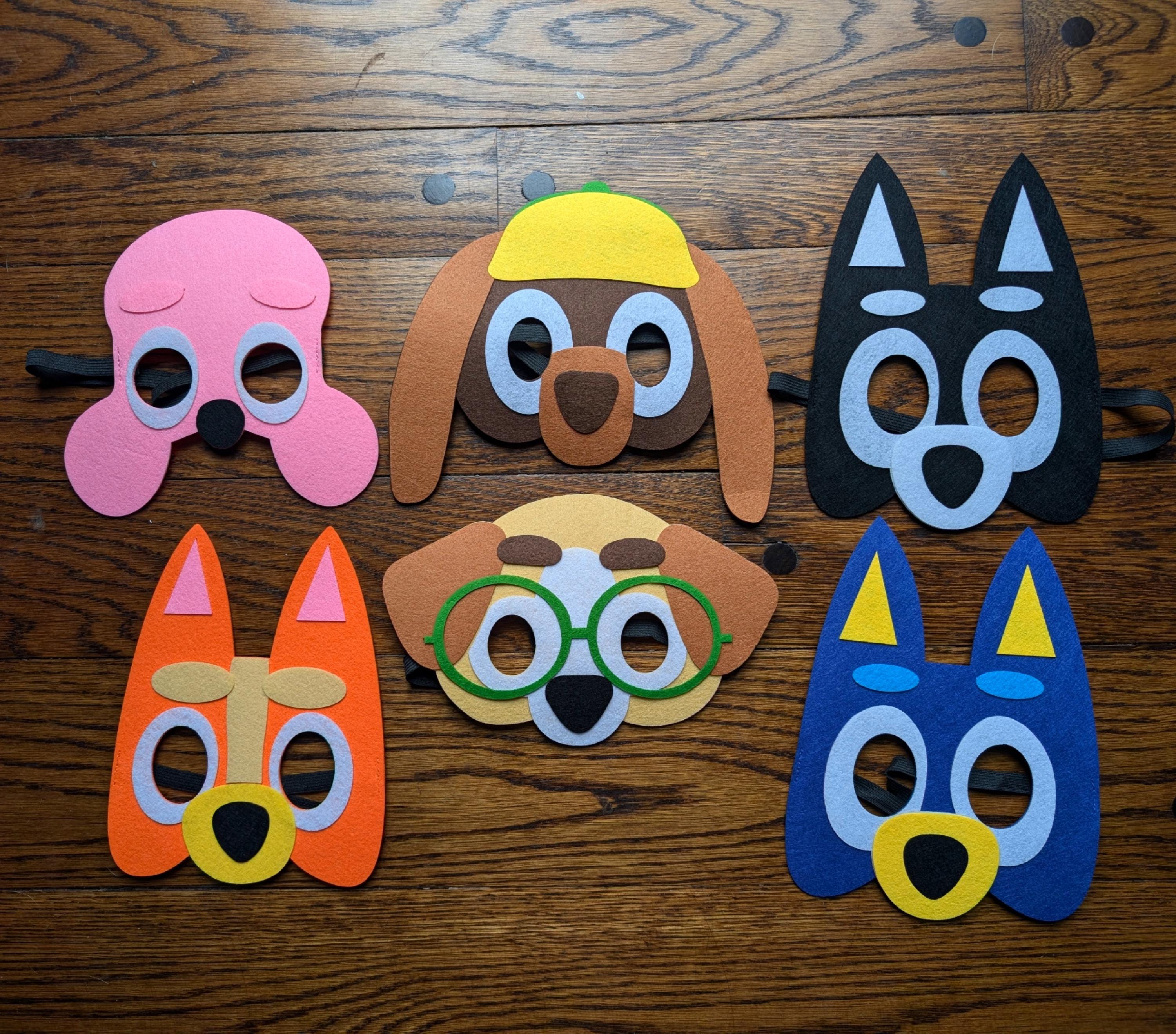 Felt Masks Personalized