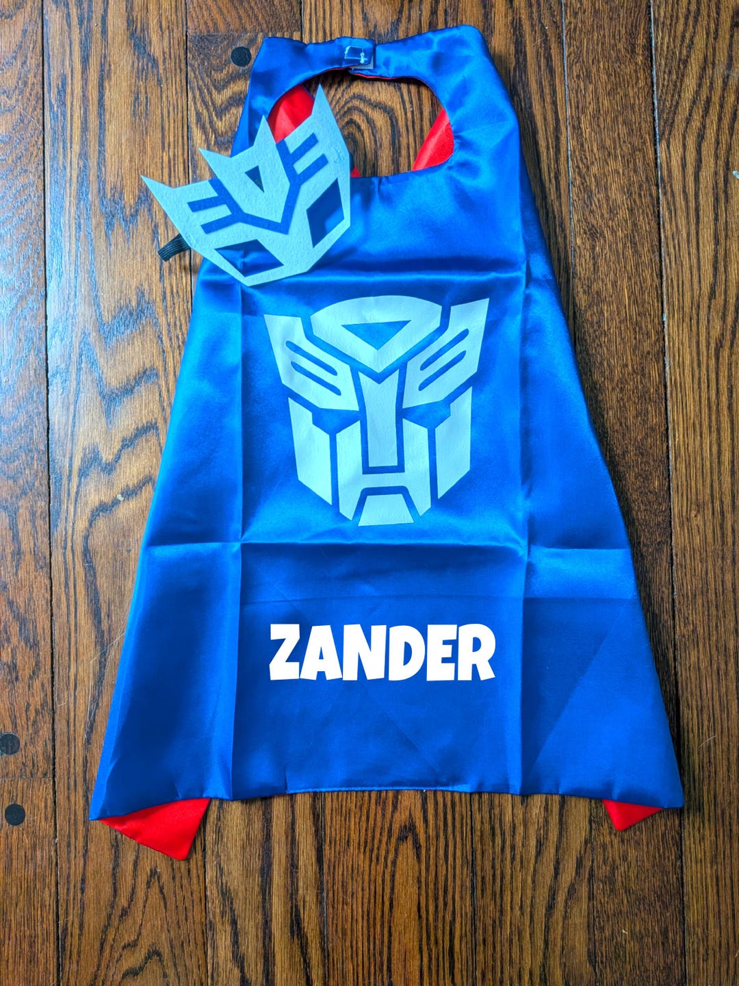 Personalized Transformers Cape and Mask Set! - Etsy