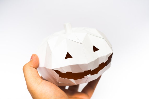 Halloween Jack O Lantern 3d Paper Model Pattern