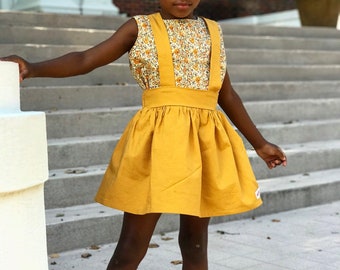 mustard yellow jumper dress