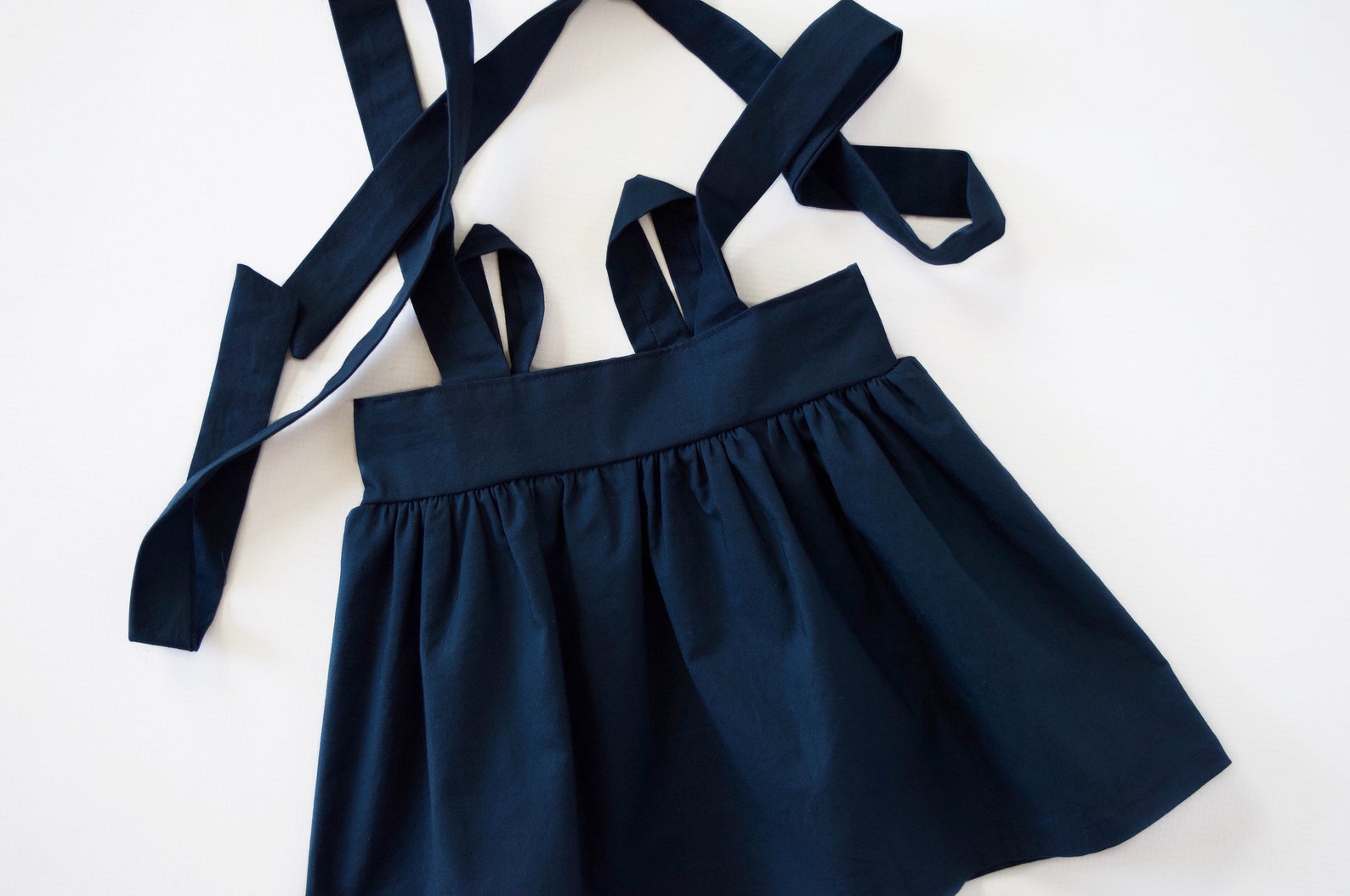 Navy Blue Suspender Skirt Dress Jumper Skirt Suspenders Etsy