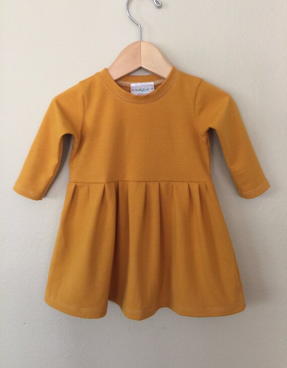 mustard baby girl clothes