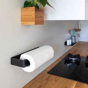 Porta-toalhas de papel MAGNÉTICO | Porta-rolos de cozinha magnético, porta-toalhas de papel com ímãs na parte traseira, acessórios de cozinha