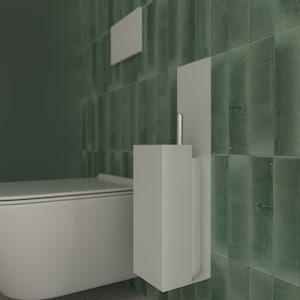 Toilet brush holder Modern and minimalistic toilet paper storage wall mounted toilet brush holder