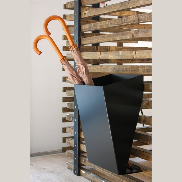 Umbrella stand DON - wall mounted umbrella stand, office or store sized umbrella stand, stable umbrella holder