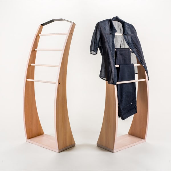 Clothes stand Plutoo - Solid BEECH wood | clothes rack, clothes hanger, bedroom clothes valet