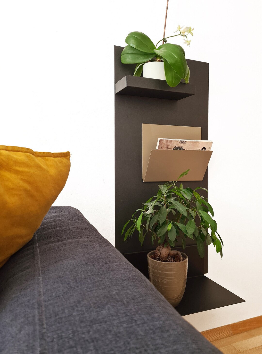 Magnetic Magazine Rack: Steel Kitchen & Bathroom Shelf - Etsy