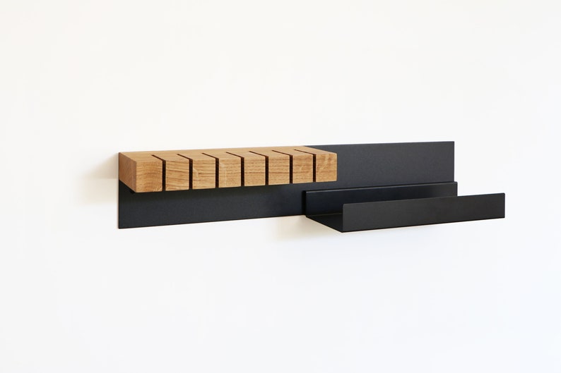 3S magnet kitchen storage set: wall panel knife block shelf U image 7