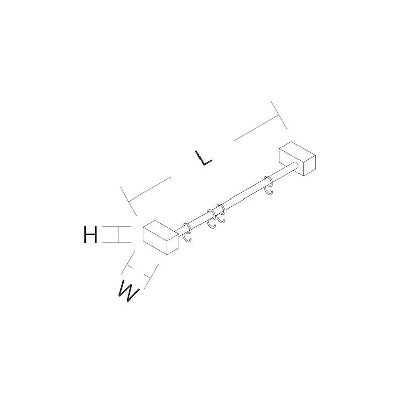 Ladle Hanger Hanging Rod With Hooks Etsy Australia