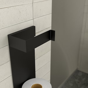 Modern Magnetic Toilet Paper Holder - Sleek and Functional Bathroom Organizer