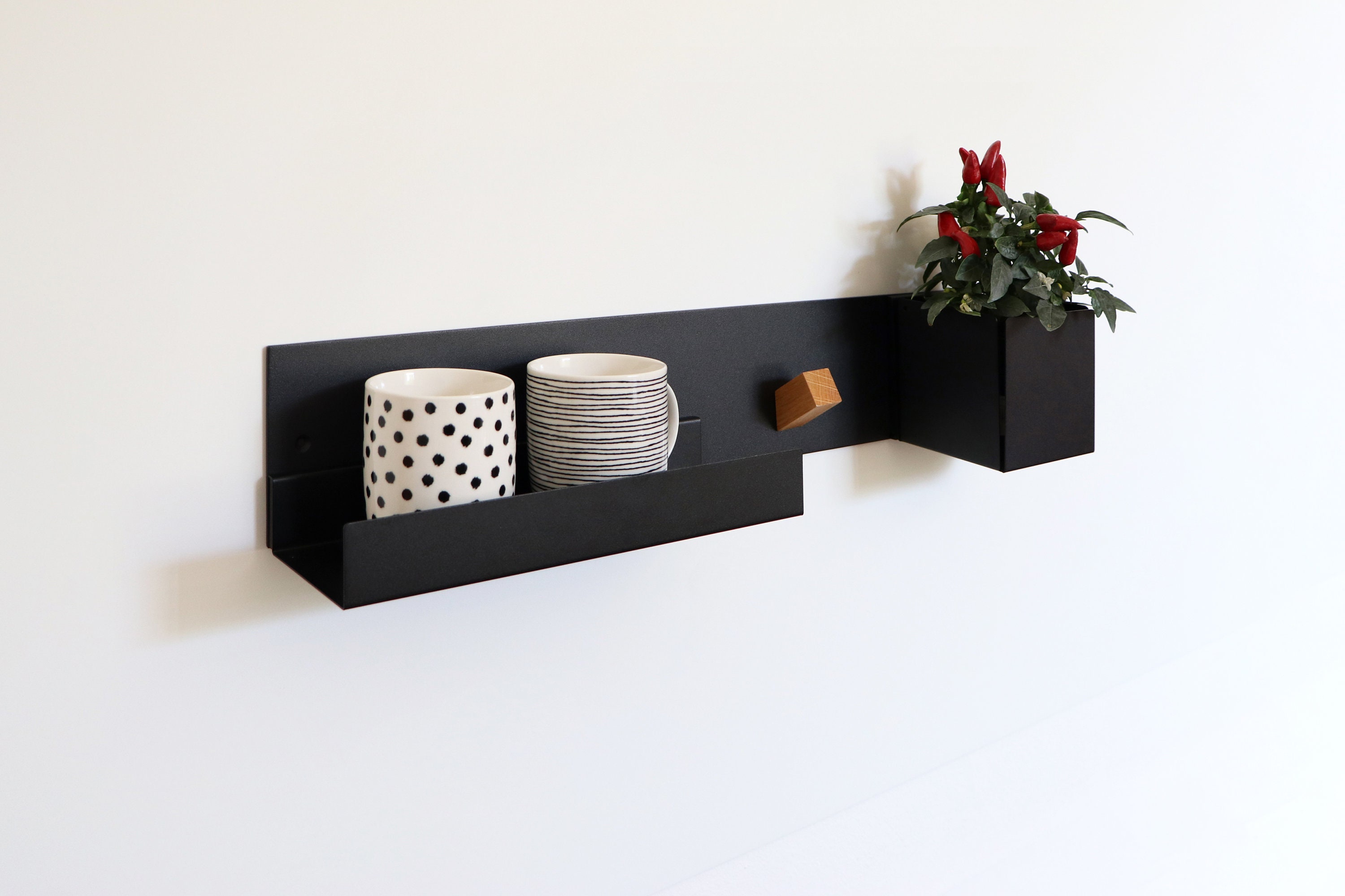 Magnetic Steel Wall Panel: 4.3" x 23.62" Storage Solution