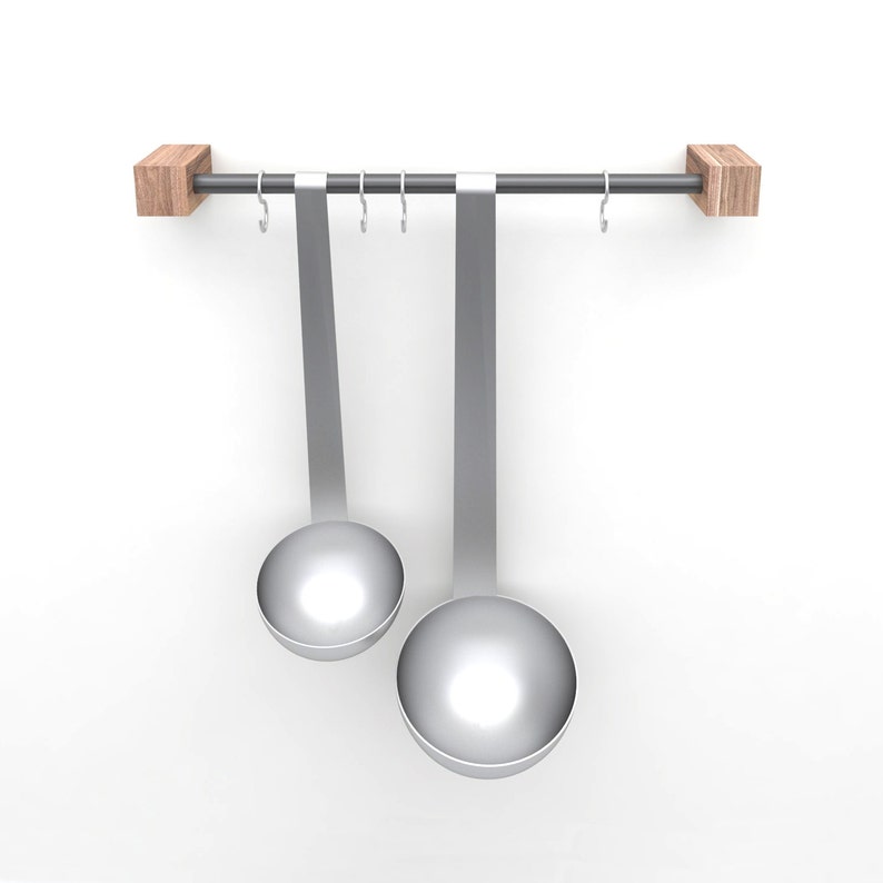 Ladle hanger hanging rod with hooks Etsy
