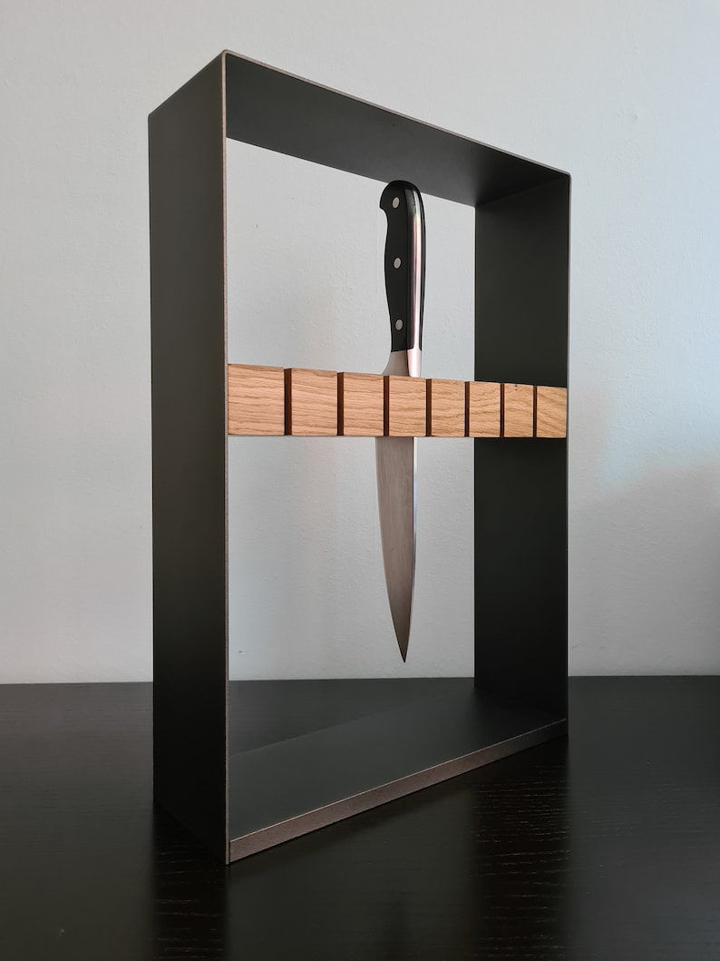 Knife block NIO Knife holder / Knife stand made of Etsy