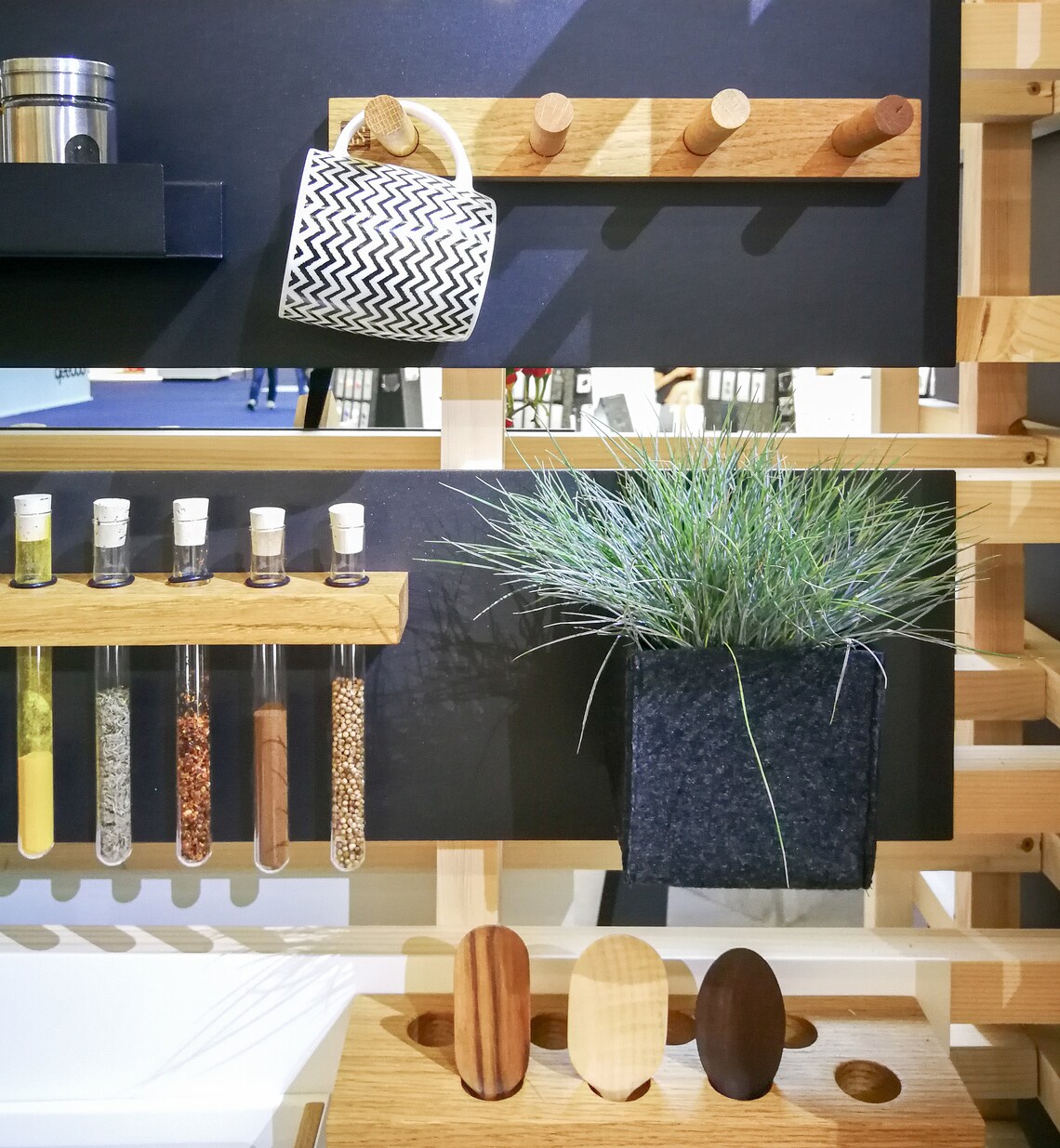 Felt Planter Wall Mounted Planter for Herbs Etsy