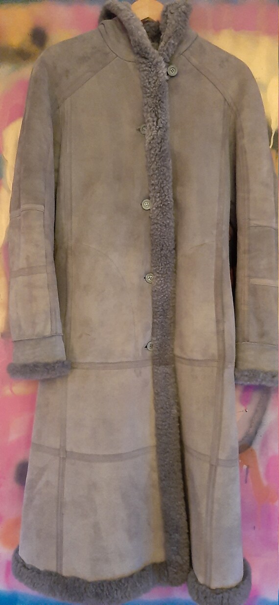 Sheepskin coat size 34