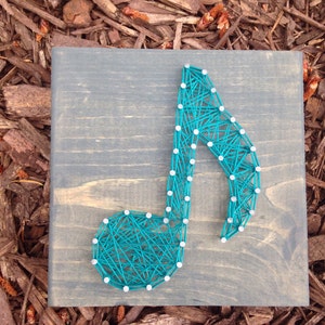 MADE TO ORDER Music Note String Art - Etsy