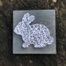 MADE TO ORDER Mini Bunny Rabbit String Art | Etsy