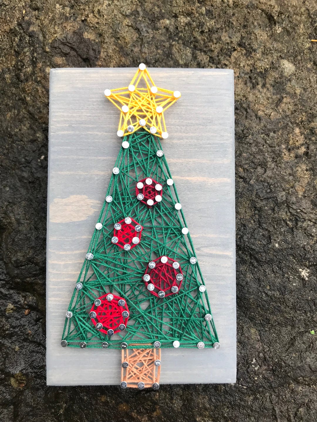 MADE TO ORDER Mini Christmas Tree String Art - Etsy