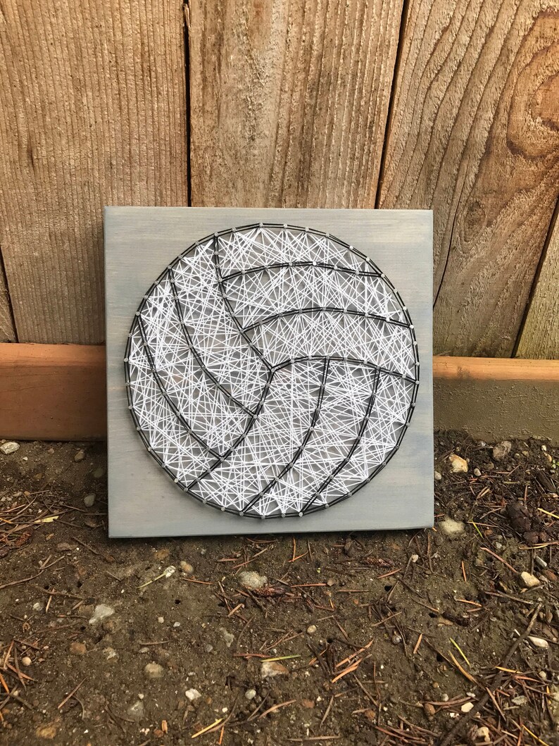 MADE TO ORDER Volleyball String Art Etsy