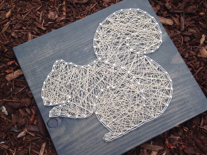 MADE TO ORDER Tan Squirrel String Art - Etsy