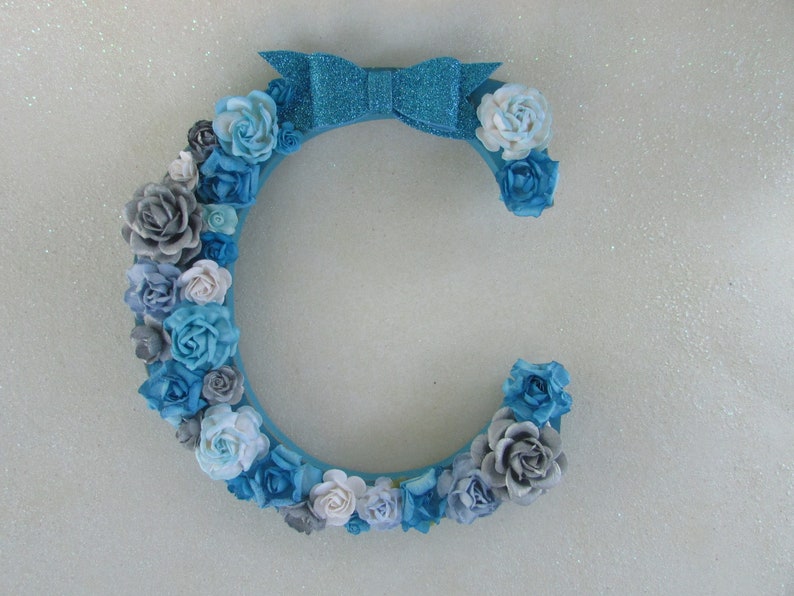 Custom Name Letter Fl Letters Wedding Decor Baby Shower Image 0