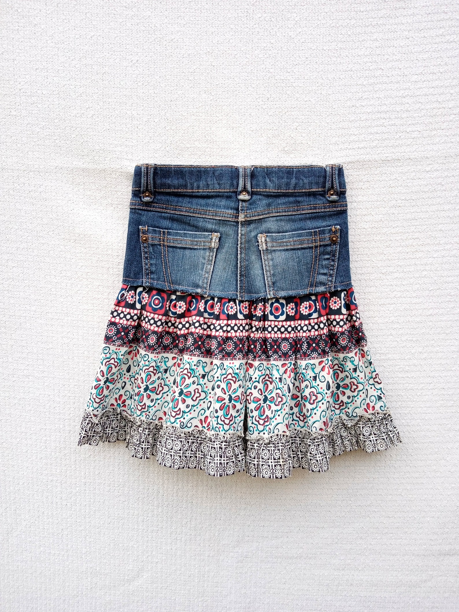 ameri vintage emilie tuck flared skirt