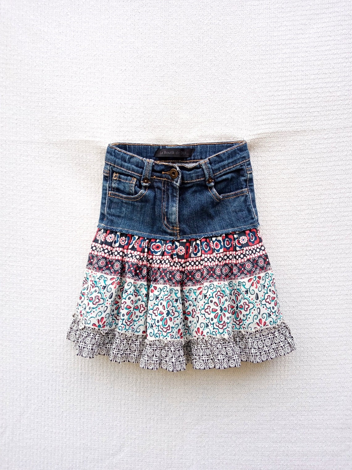 ameri vintage emilie tuck flared skirt