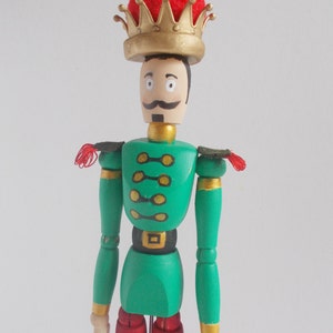 Nutcracker, art doll sculpture wooden figure